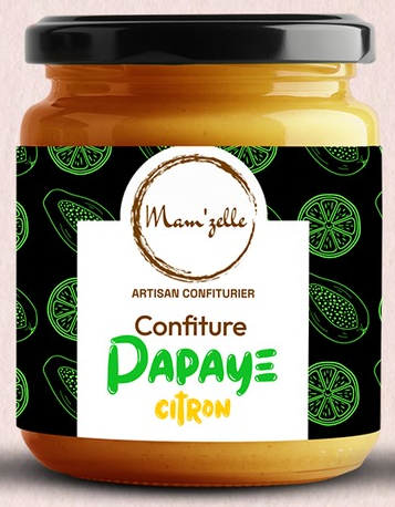 Confiture de Papaye Mam'zelle
